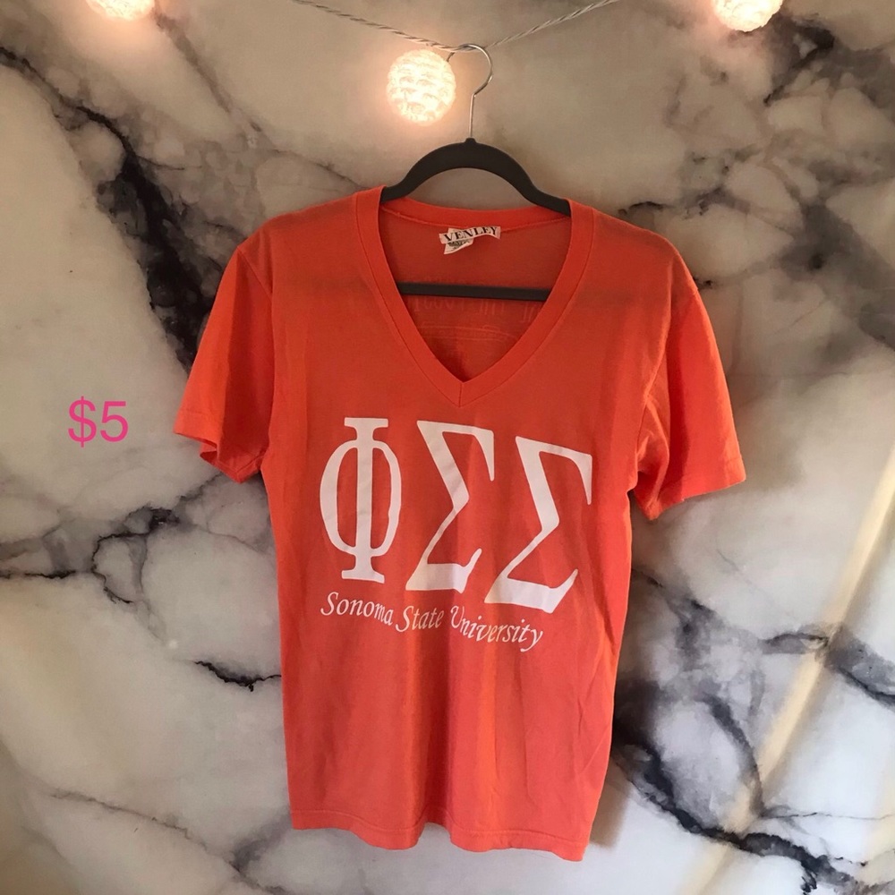 Sonoma State University Phi Sigma Sigma V-Neck